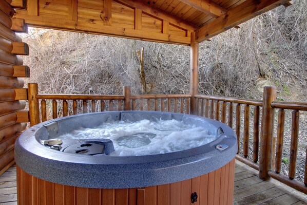 Baignoire à remous extérieure