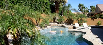 Koselig hjem med basseng og spa