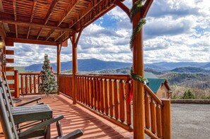 Terrace/patio - Bear-riffic View | Hot Tub, Games & Scenic Decks (Sevierville)