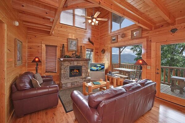 Fernseher, Kamin, Videospiele, DVD-Player