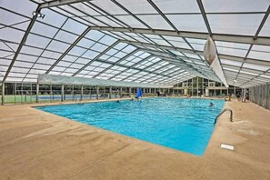 Indoor pool, outdoor pool