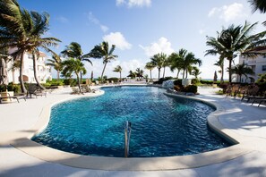 Una piscina climatizada