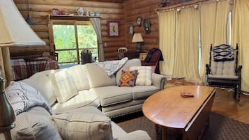 Smart TV, books, video library, stereo