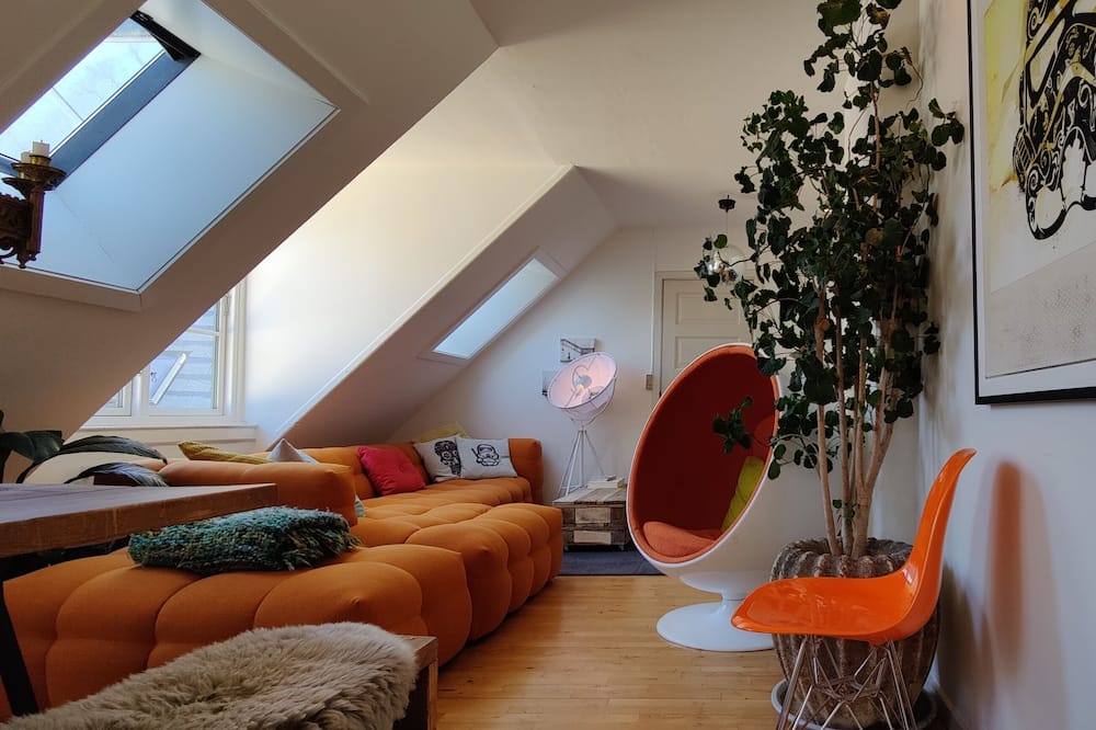 Illustration of Danish Penthouse Apartment Interior Design Professional