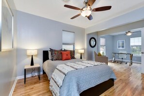 2 bedrooms, iron/ironing board, free WiFi, bed sheets