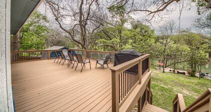 Fairy-tale like Backyard with 65 feet of Guadalupe Riverfront!