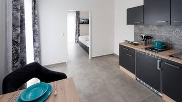 Doppel- oder Zweibettzimmer, Erdgeschoss (2) | Eigene Küche