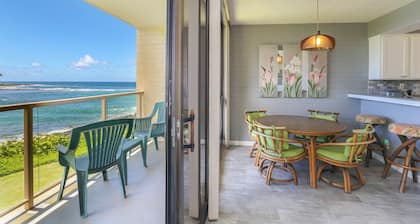 Spacious Oceanfront Poipu Condo at Kuhio Shores 202