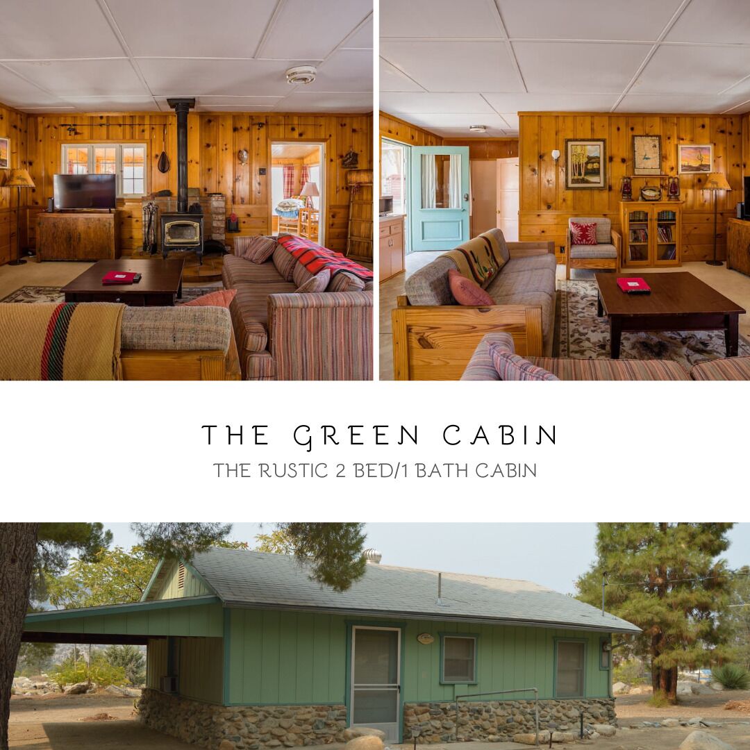 Green Cabin at Stoney Pines - A Forest Escape 5 Min to Lake & 20 Min to River