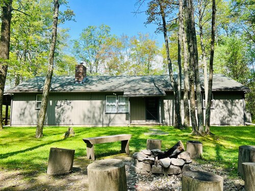 Timber Top Cabin: Fire Pit + WiFi + State Forest-Parks/Hiking