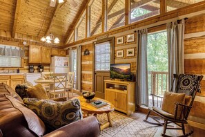 TV, fireplace, DVD player