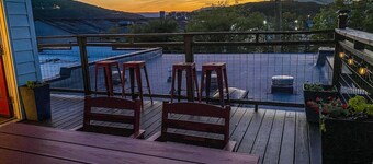Relájese en el apartamento de lujo Chattanooga + terraza en la azotea (sobre un spa)