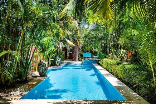 Walk to Beach | Tropical Pool & Garden Retreat