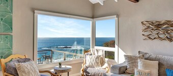 OCEAN FRONT BEACH HOUSE-家から砂までのプライベート階段!!!