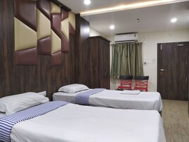 Premium bedding, memory foam beds, in-room safe, desk