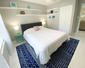 2 bedrooms, desk, iron/ironing board, free WiFi