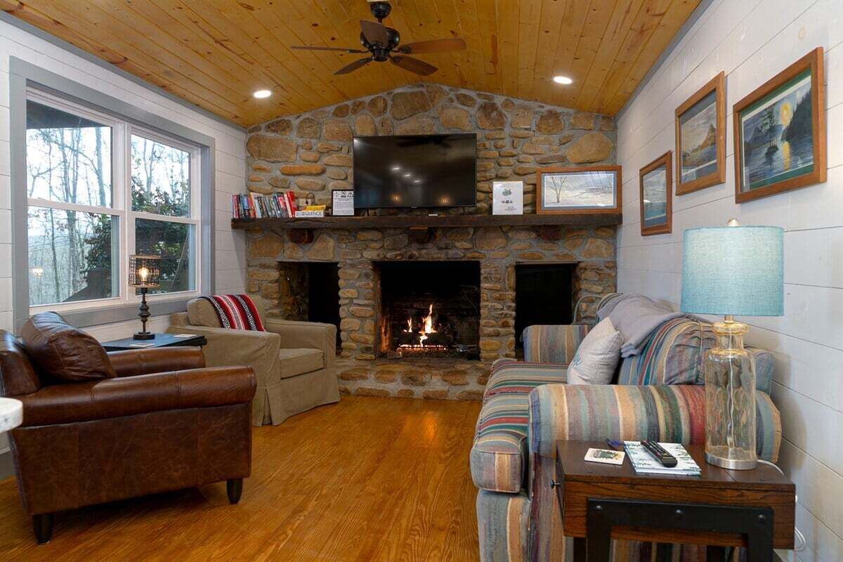 智能電視、壁爐