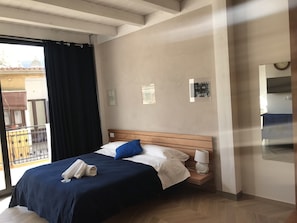 Premium bedding, memory-foam beds, in-room safe, individually decorated