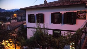 Front of property – evening/night