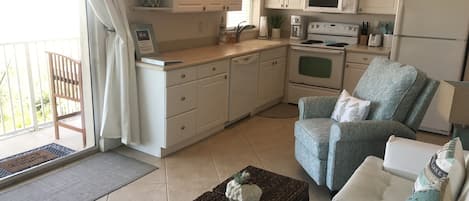 TV, DVD player, books