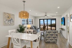 TV, offices - OCEAN'S REACH 4D1: Ground Level/Corner, Direct Beach Access, Amenities Open (Sanibel Island)