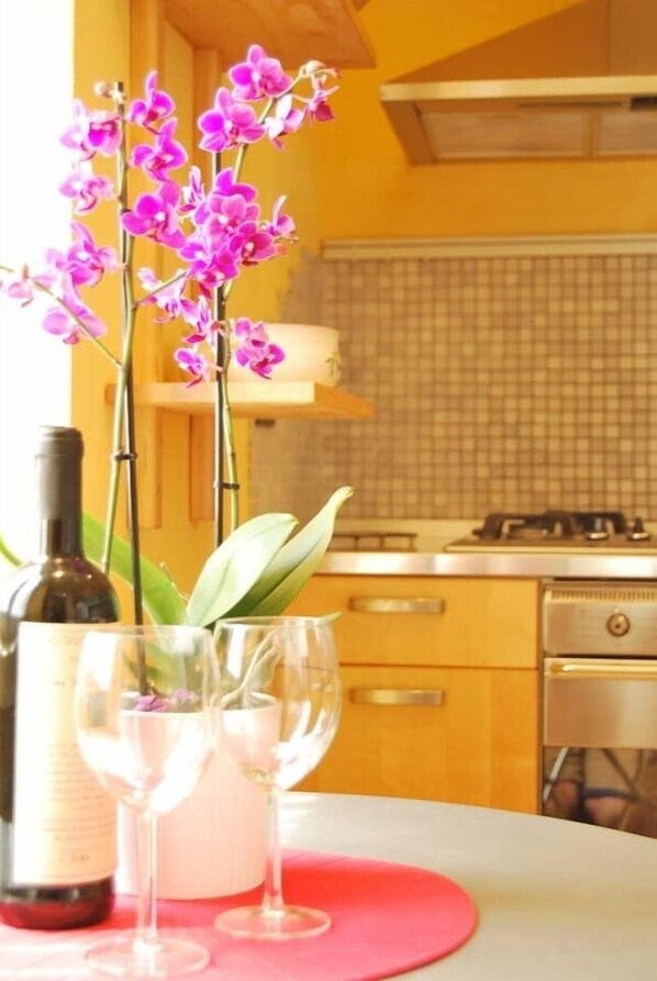 Apartment, 1 Schlafzimmer | Eigene Küche | Großer Kühlschrank, Ofen, Herdplatte, Geschirrspüler