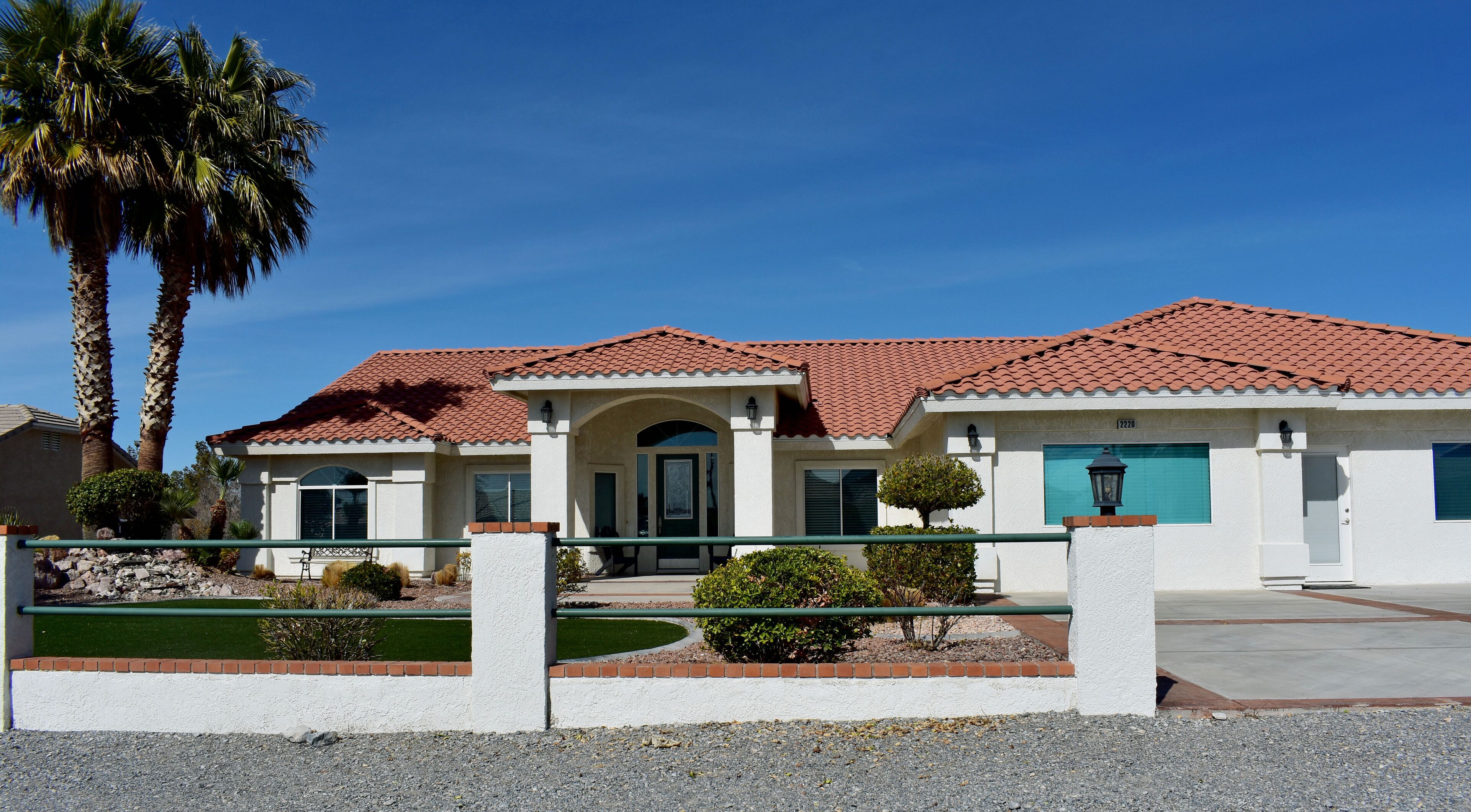 Custom home with all amenities.  Gourmet kitchen with many condiments