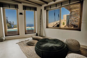 Egyptian cotton sheets, premium bedding, down duvets, pillow-top beds - Mythic Paros (Paros)