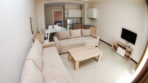 Apartment, 1 Bedroom | Living area - TOP Sea View Apartments (Sarandë)