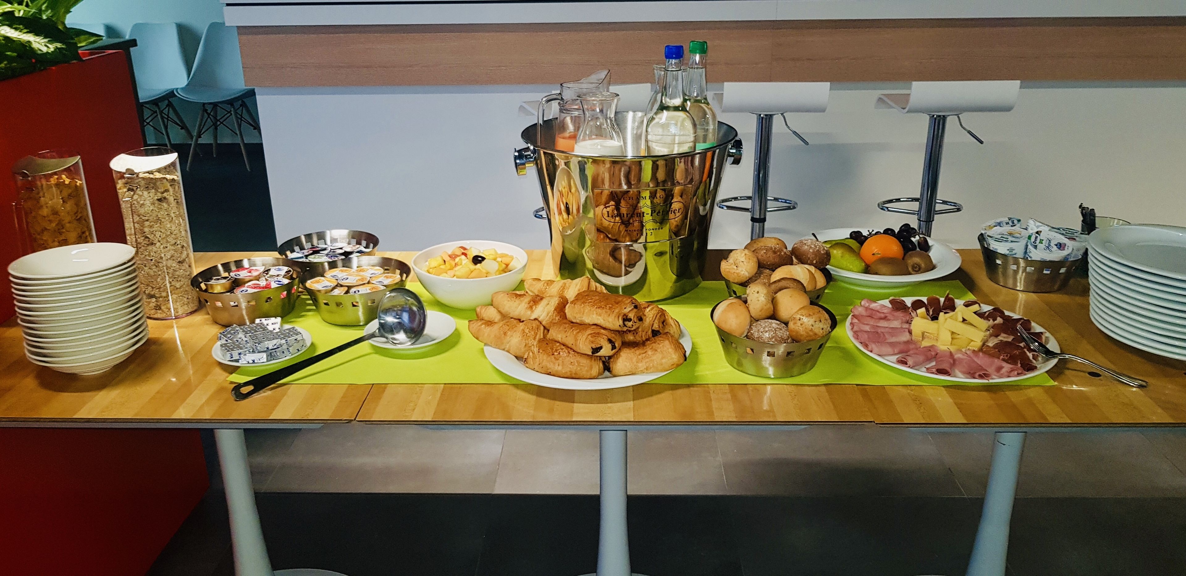 daily buffet breakfast (chf 12 per person)