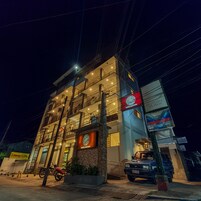 Front of property - evening/night