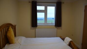 Desk, blackout curtains, iron/ironing board, free WiFi