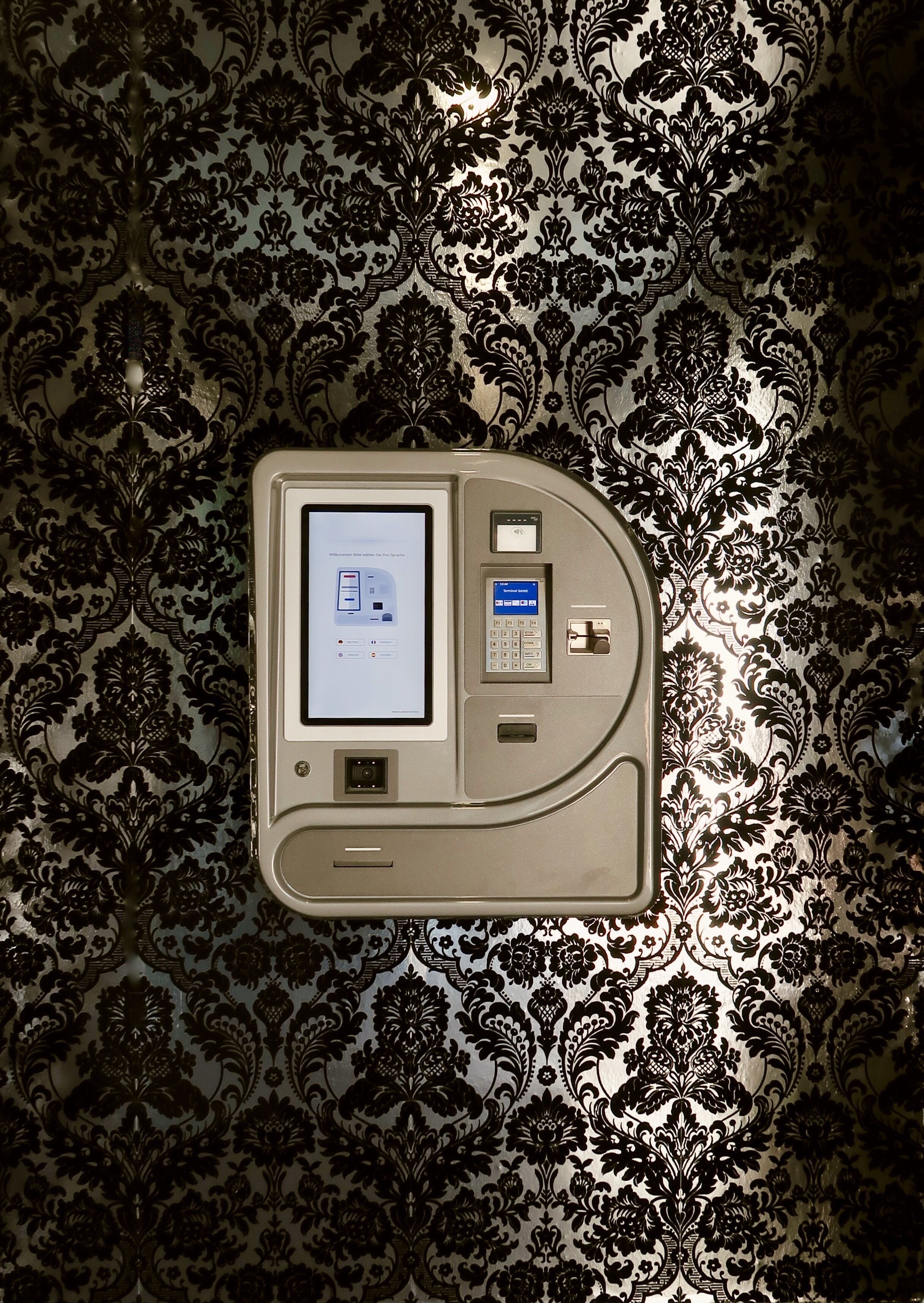 check-in/check-out kiosk