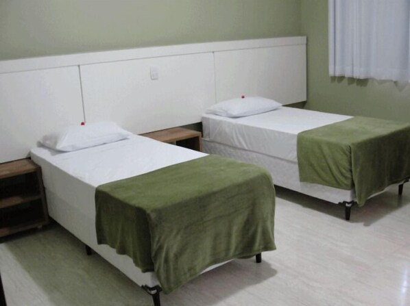 Blackout curtains, iron/ironing board, free WiFi, bed sheets