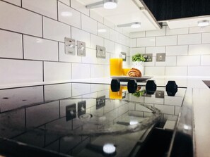 Apartment, 2 Bedrooms | Private kitchen | Fridge, microwave, oven, stovetop - Ekhaya 1 (Salford)