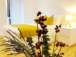 شقة - غرفتا نوم | 2 عدّة غرف نوم وواي فاي مجانًا وملاءات أسرّة