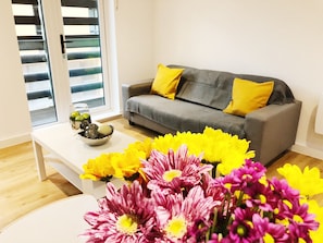 Apartment, 2 Bedrooms | Living area | Flat-screen TV - EKHAYA 2 (Salford)