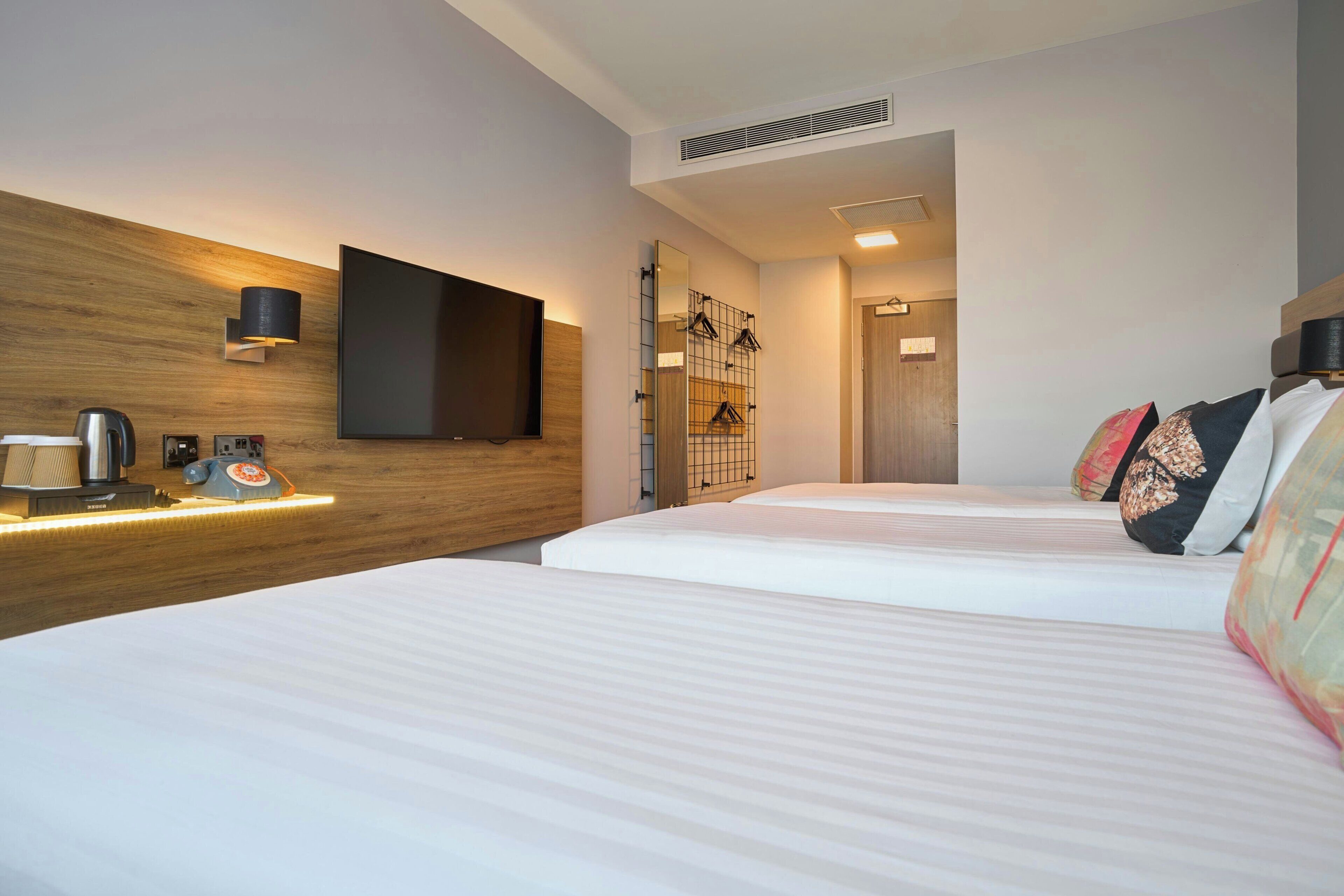 room, 3 single beds | 1 bedroom, hypo-allergenic bedding, blackout curtains