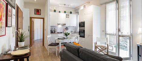 Apartment, 2 Bedrooms | Living area | Flat-screen TV