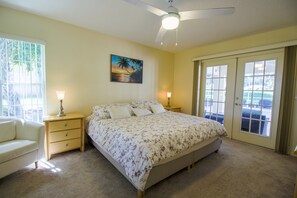 4 bedrooms, iron/ironing board, WiFi, bed sheets