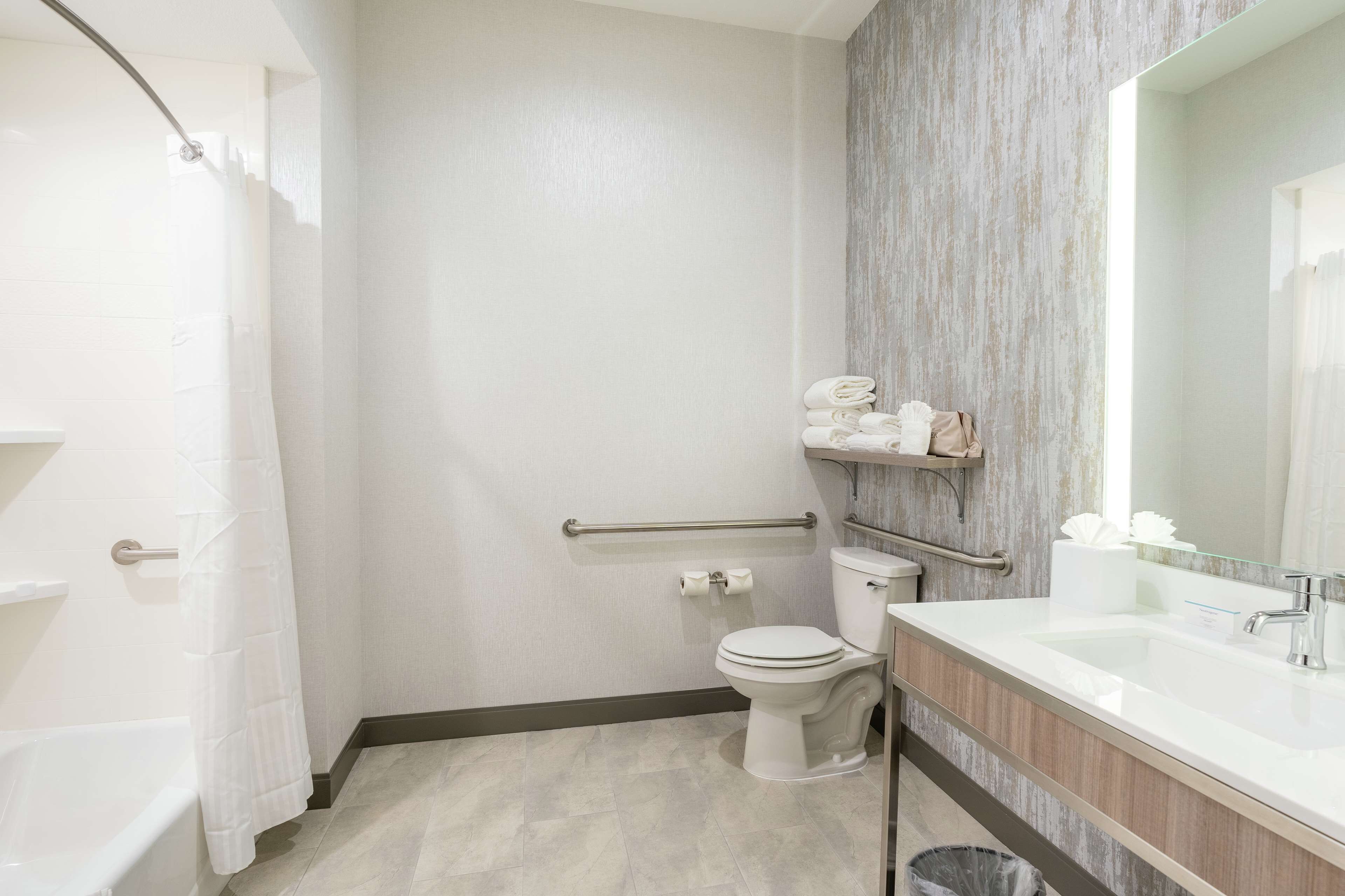 free toiletries, hair dryer, towels, soap