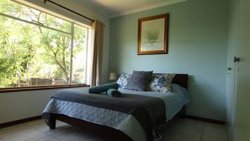 2 bedrooms, in-room safe, iron/ironing board, WiFi