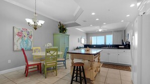 Condo, Multiple Beds, Pool Access | Private kitchen - Treasure Island 0305 (Panama City Beach)