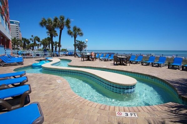 Indoor pool, outdoor pool