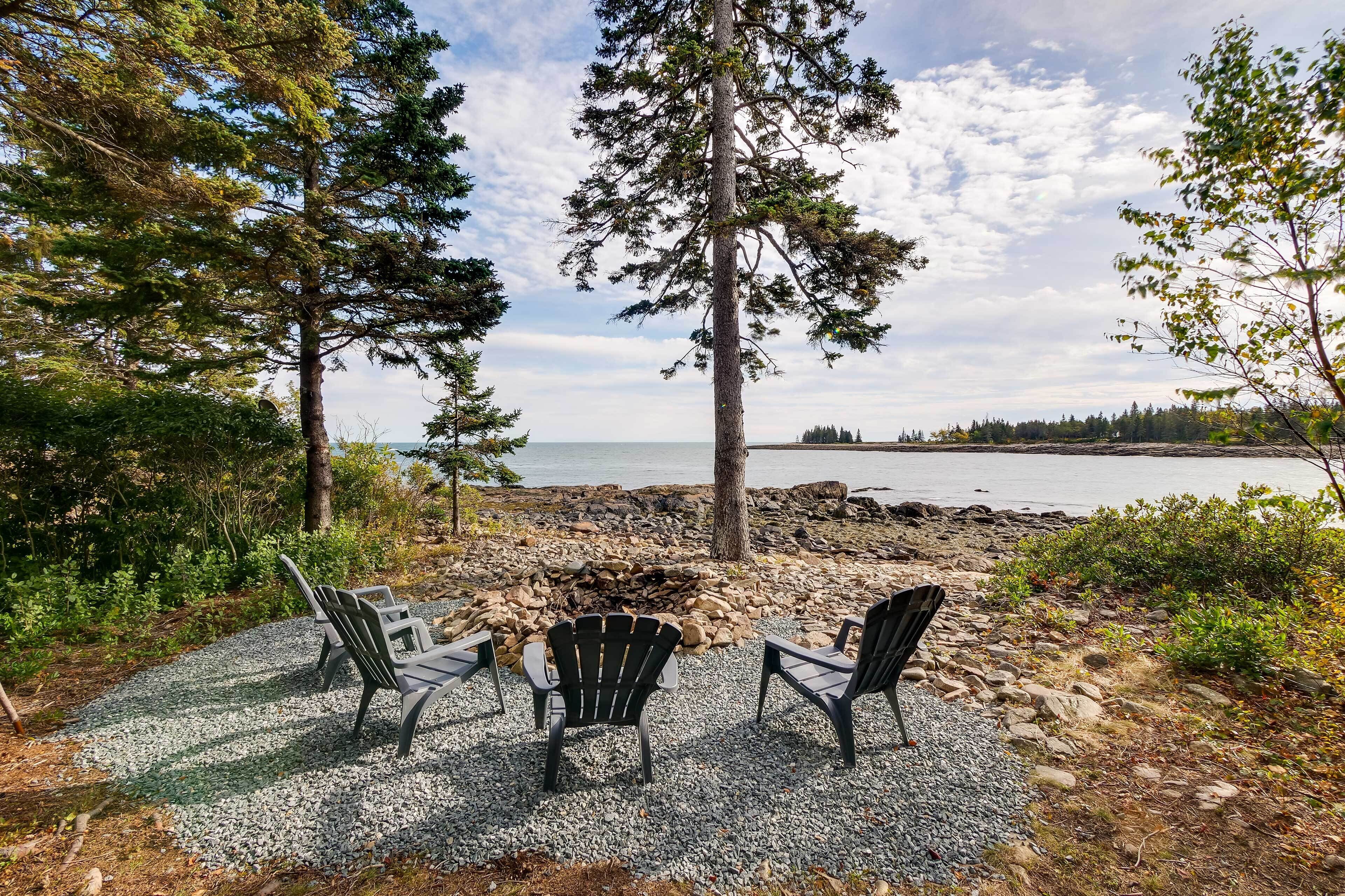 Oceanfront Prospect Harbor House w/  Deck, View