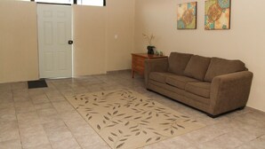 Deluxe Room | Living area - Plaza Goya Suite #203  New Comfy Great Location (Puerto Peñasco)