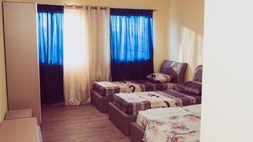 In-room safe, iron/ironing board, free cribs/infant beds, rollaway beds