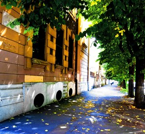 Vue sur la rue