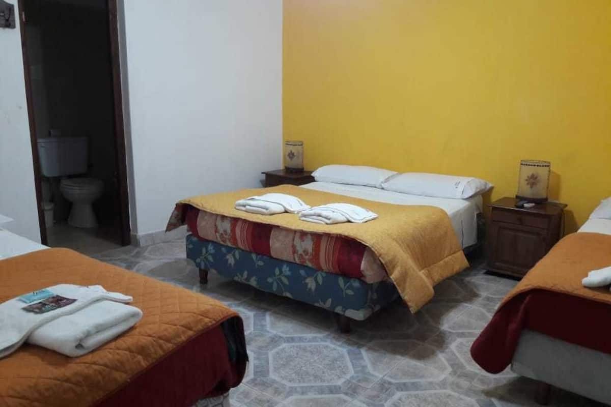 Family Quadruple Room, Multiple Beds | Free WiFi, bed sheets