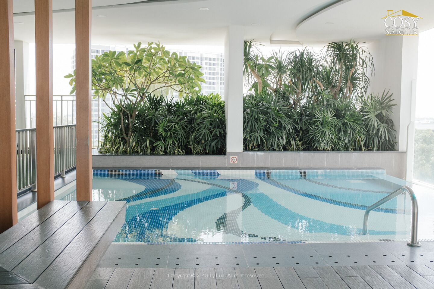 Outdoor pool, a rooftop pool